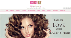Desktop Screenshot of healthyhairbar.com